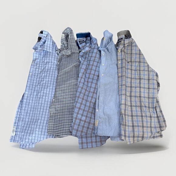 J.CREW Other - Lot Of 5 J.Crew & More Mens Oxford Slim Fit Button Up Long Sleeve Plaid Shirt